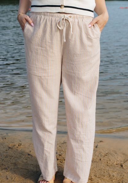 Casual Striped Pants