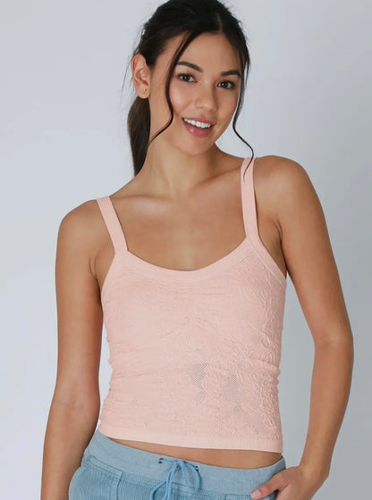 Niki Biki Lace V Neck Tank