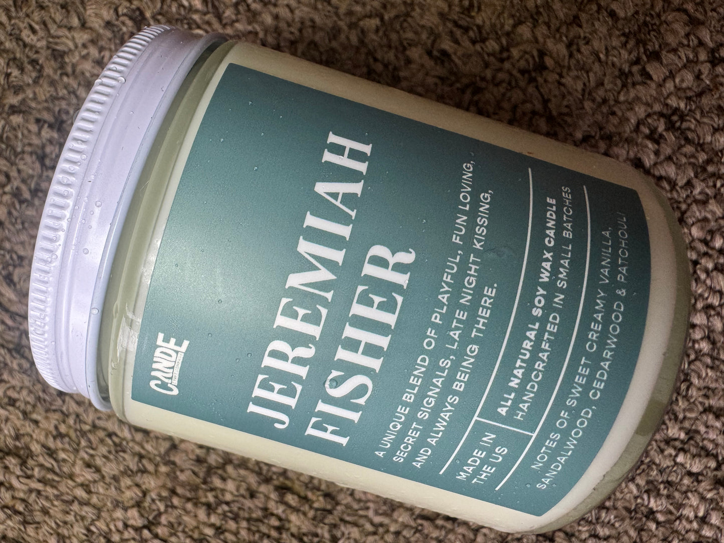Jeremiah Fisher Candle