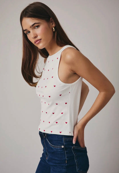 Heart On My Sleeveless Tank