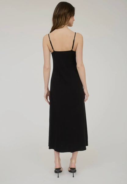 Linen Black Dress