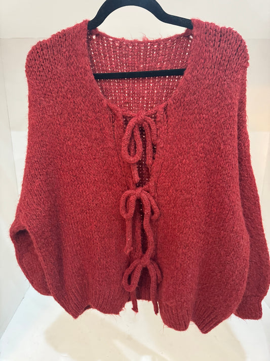 Tie Front Sweater