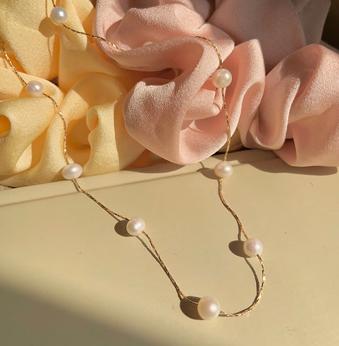 Harmony Delicate Pearl Necklace