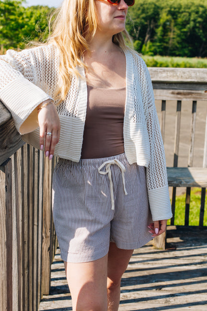 Casual Striped Shorts