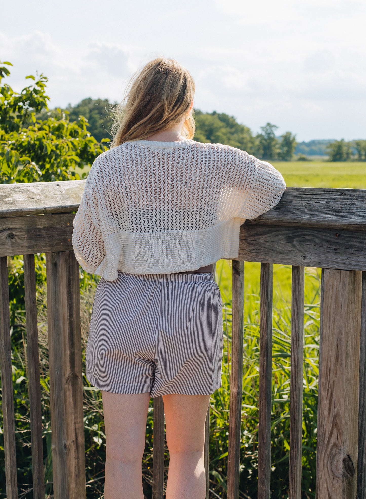 Casual Striped Shorts