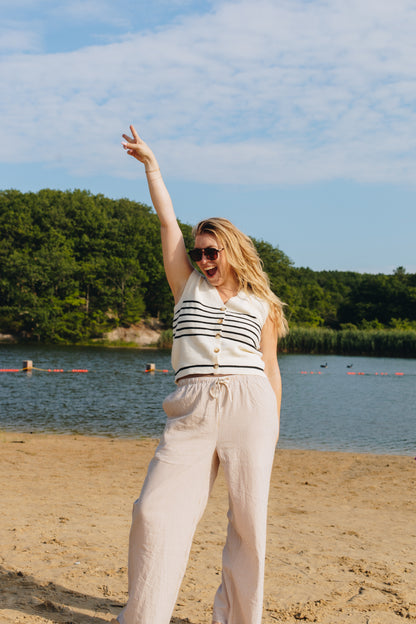 Casual Striped Pants