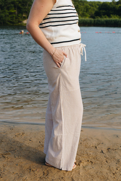 Casual Striped Pants