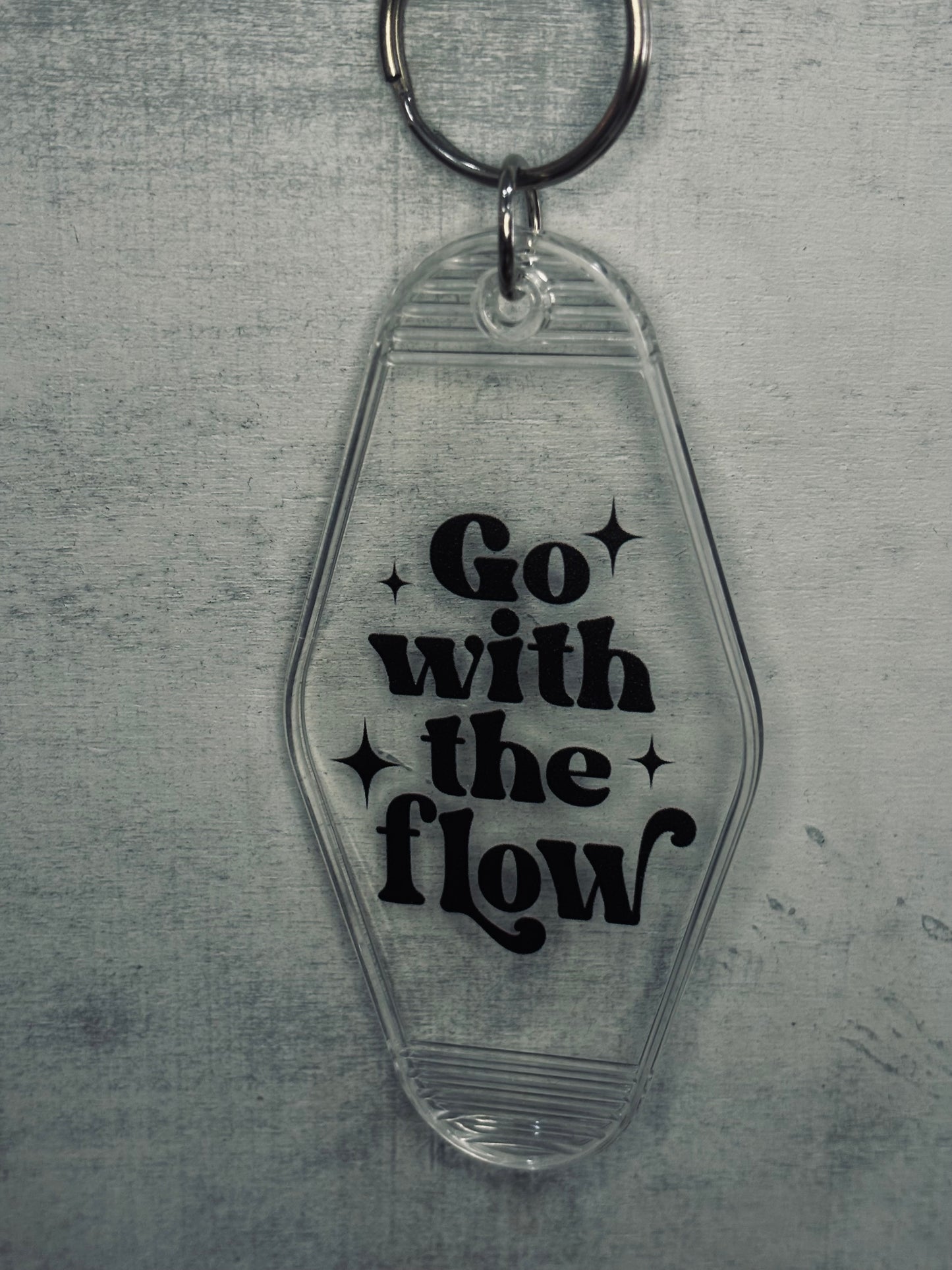 Go with the Flow Keychain